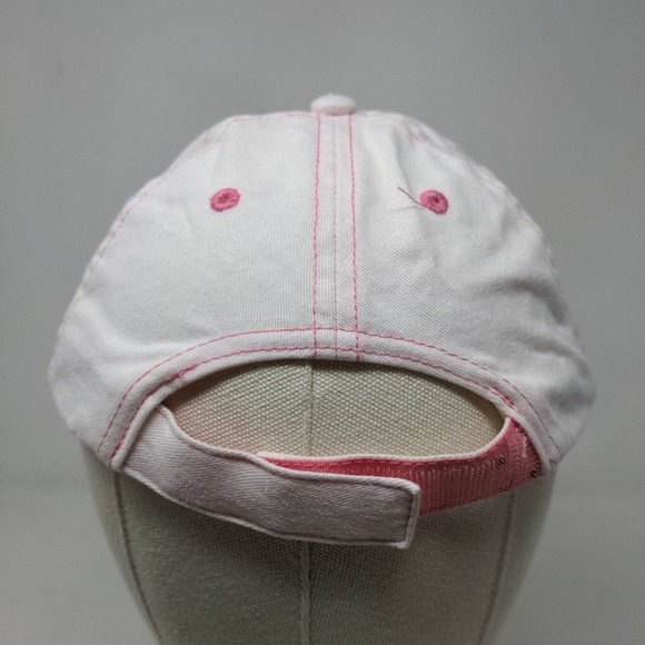 Walt Disney World Girls Strapback Hat Pink Embroidered Tinkerbell Rhinestones - Picture 5 of 7